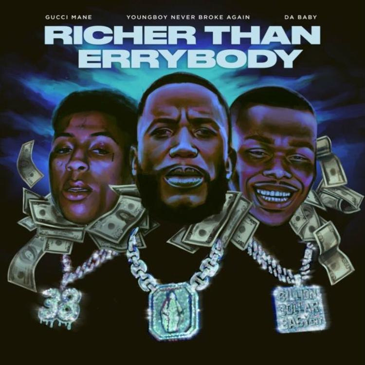 Gucci Mane - Richer Than Errybody Ft DaBaby & NBA YoungBoy Mp3 Download